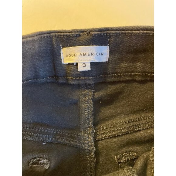 Good American POWER STRETCH PULL-ON SKINNY JEANS GLV478BT Size 3 Inseam 28” - Picture 5 of 10